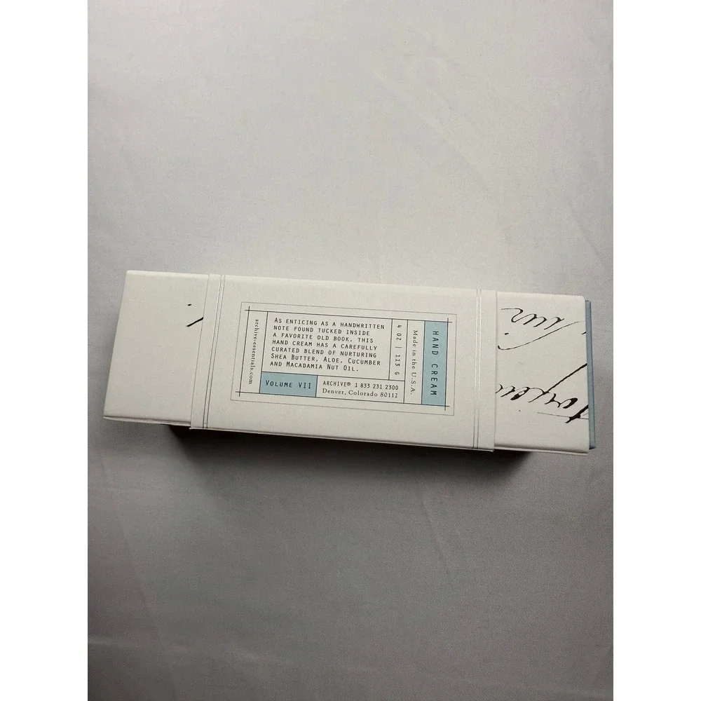 Archive Yet to Be Written Grapefruit Neroli Hand Cream 4 oz NIB
